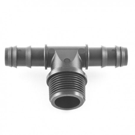Тройник для капельного полива 16 x 1/2" НР x 16 (Plast Project 2954.016C)